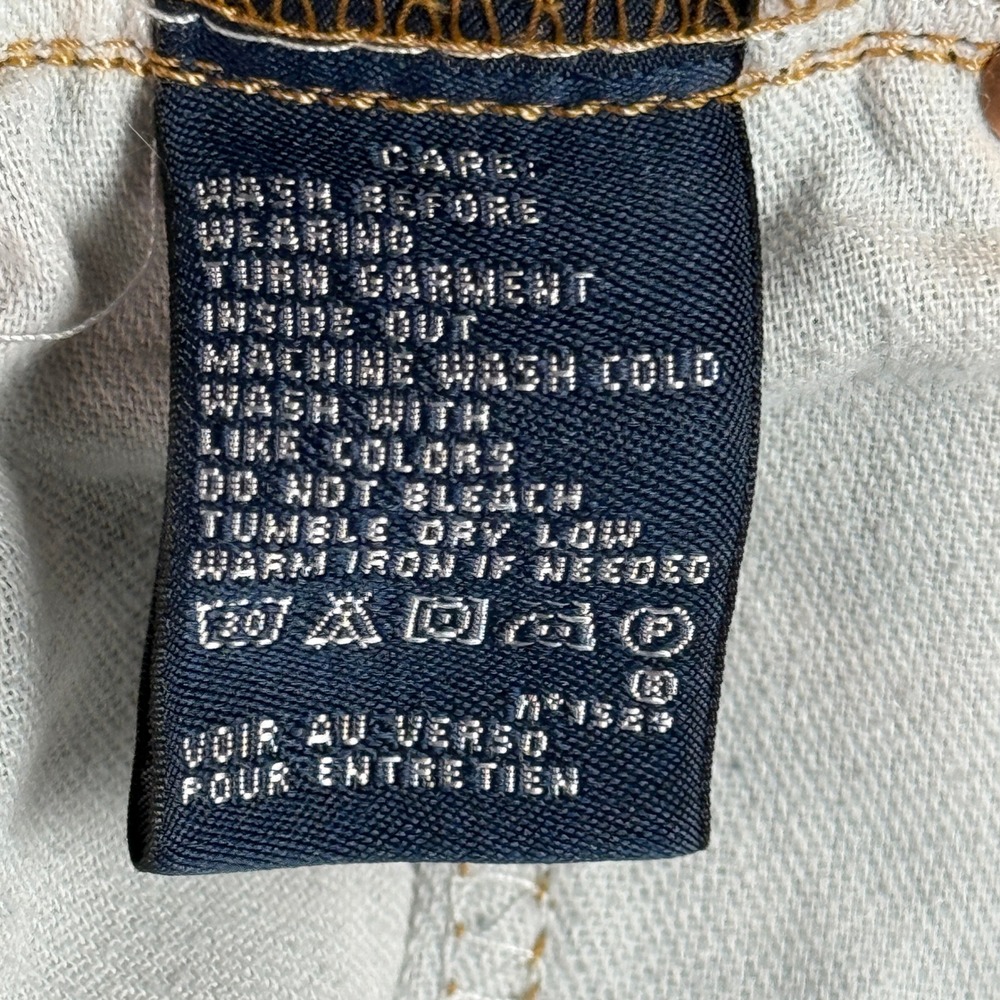 Ralph Lauren Sport Denim Shorts Women Blue Frayed Raw Hem Summer | 12 - Picture 7 of 11